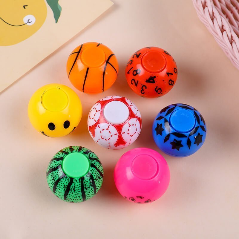 Plastic Mini Fidget Spinner Random Color 3.5cm to 6cm 8