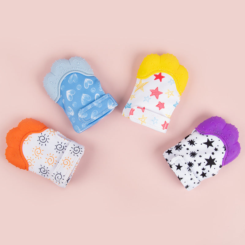 Silicone Mitten Teething Glove Baby Teether Toy 5