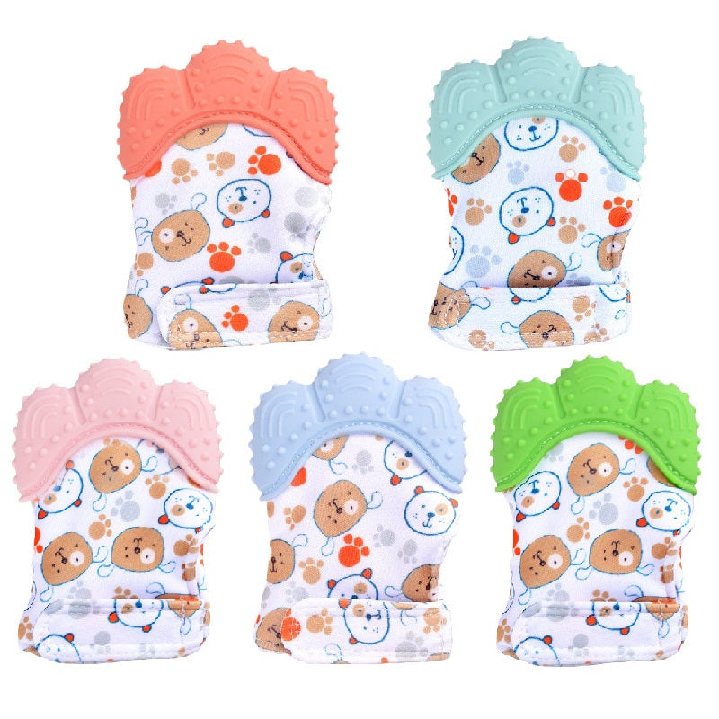 Silicone Mitten Teething Glove Baby Teether Toy 2
