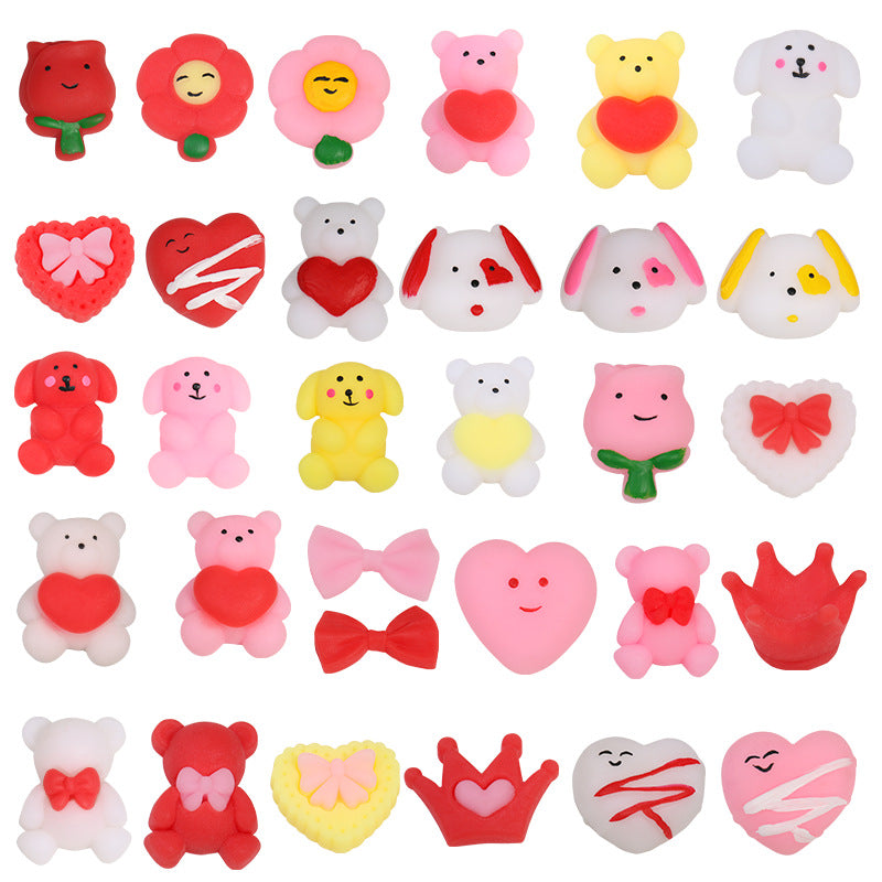 Mochi Squishy Soft Squeeze Toy Valentines Design 1 Piece 4