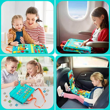 Montessori Busy Board Educational Toy for Toddlers 21 Activities 5