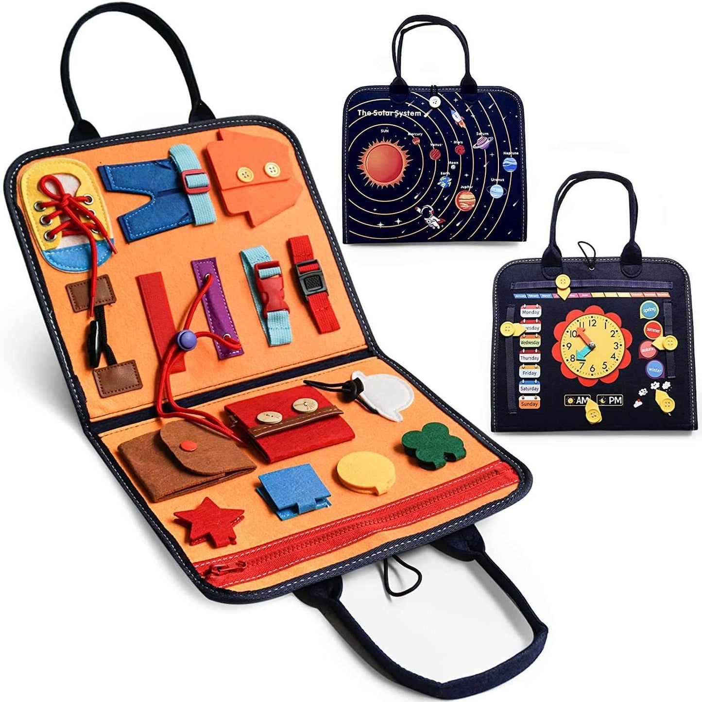 Montessori Busy Board Educational Toy for Toddlers 21 Activities