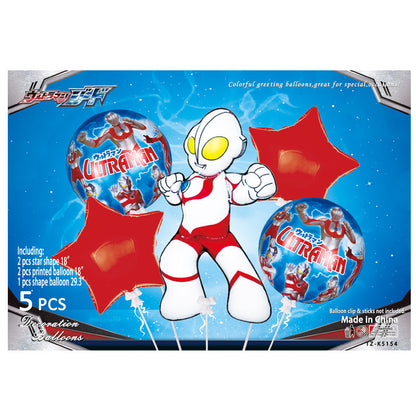 Cartoon Character Foil Balloon Set Kids Party Decoration 2 Sets 64