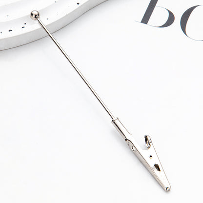 Beadable Alligator Clip Metal Crocodile Note Holder DIY Craft Supplies 7