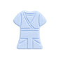 10pcs Silicone Focal Beads Cloth Shirt Shape with Belt Detail 11