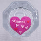20Pcs Silicone 3D Focal Beads Valentine Day Love Heart Sweet Text 7