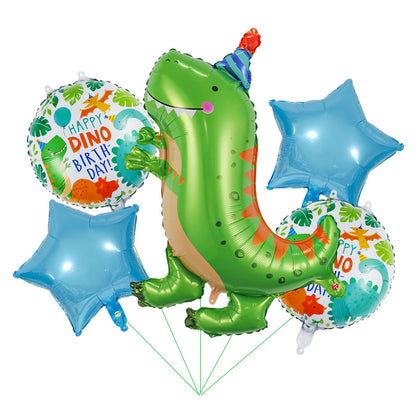 Dinosaur Foil Balloon Set Birthday Party Decoration 1Set 5