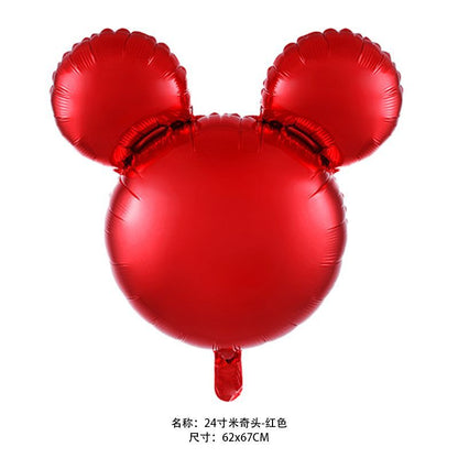 Mickey Head Foil Balloons Party Decoration 18 Inch and 24 Inch 50pcs 4