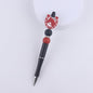 Animal Bee Dog Silicone Beaded Pens Handmade Novelty Pen Gift 16