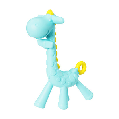 Giraffe Silicone Teether Baby Soothing Toy in Multiple Colors 11