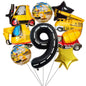 Construction Vehicle Foil Balloon Set 40 Inch Engineering Theme 11