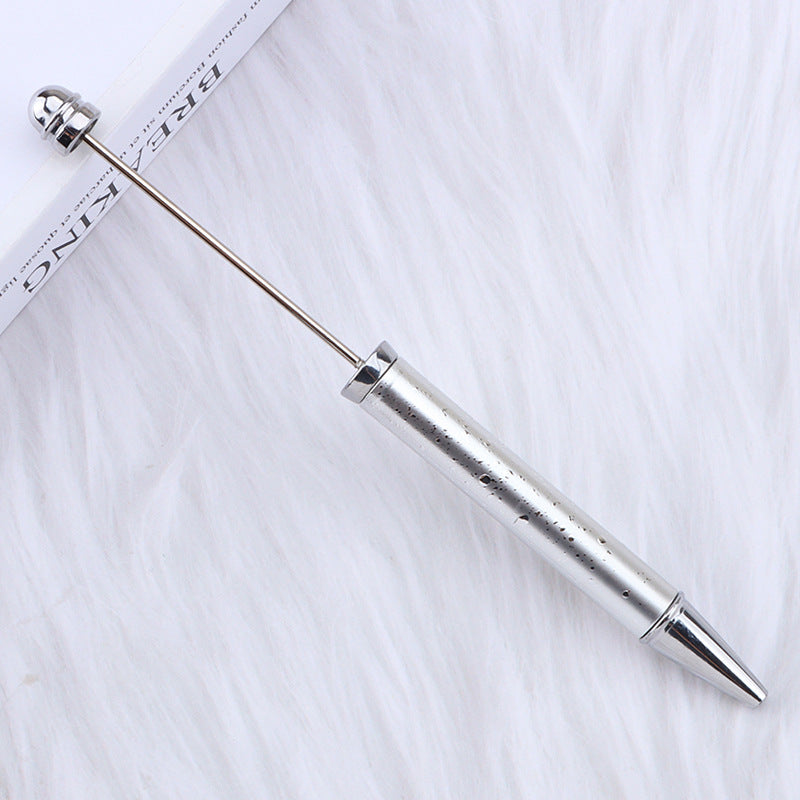 UV Plating Starry Sky Sequins Gradient Beadable Ballpoint Pens DIY Craft Supplies 12