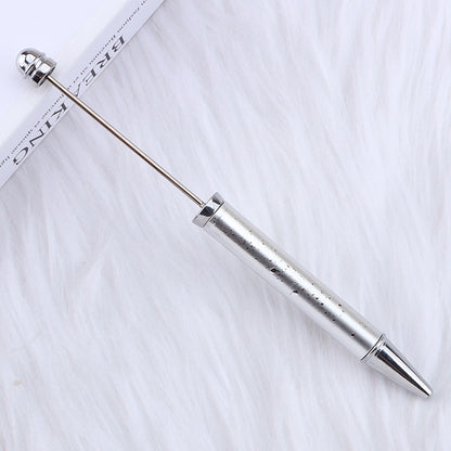 UV Plating Starry Sky Sequins Gradient Beadable Ballpoint Pens DIY Craft Supplies 12