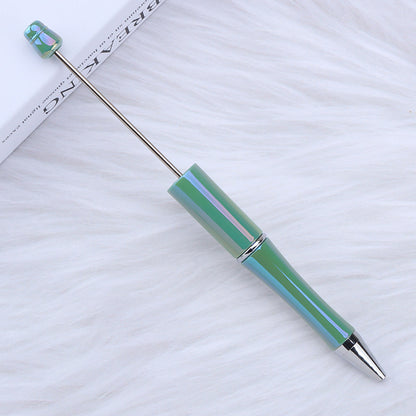 Handle Gradient Color Beadable Ballpoint Pens DIY Rainbow Opal Craft Supplies 13