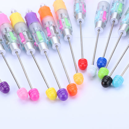 4-Color Beadable Pens DIY Craft Supplies Bullet Type 0.7mm 4
