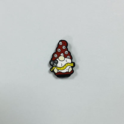 20Pcs Silicone Focal Beads Cartoon Dwarf Front Facing 16