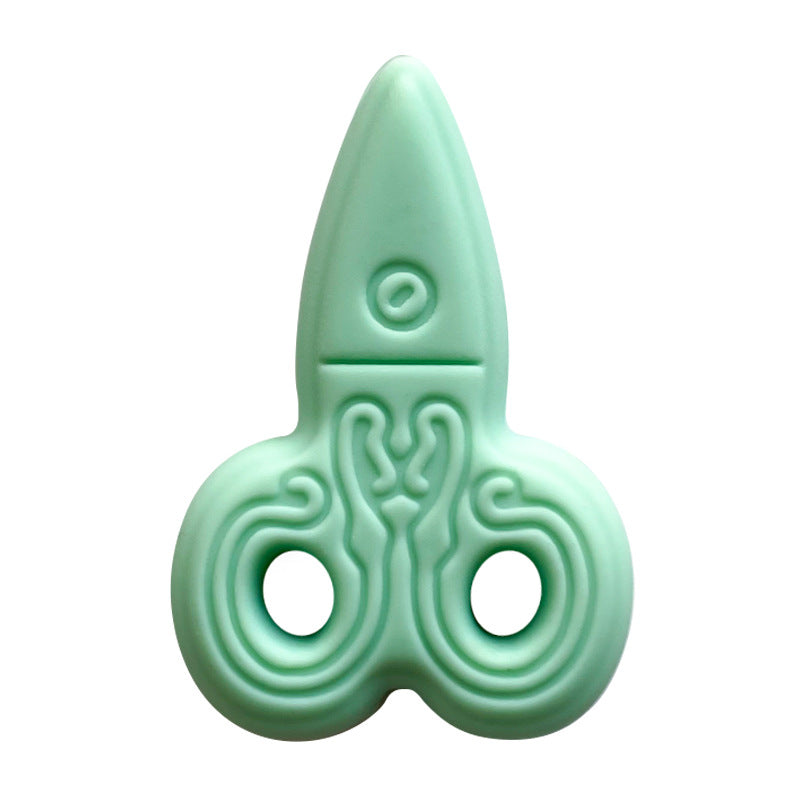 20Pcs Silicone Focal Beads Creative Scissors Front Facing Design 11