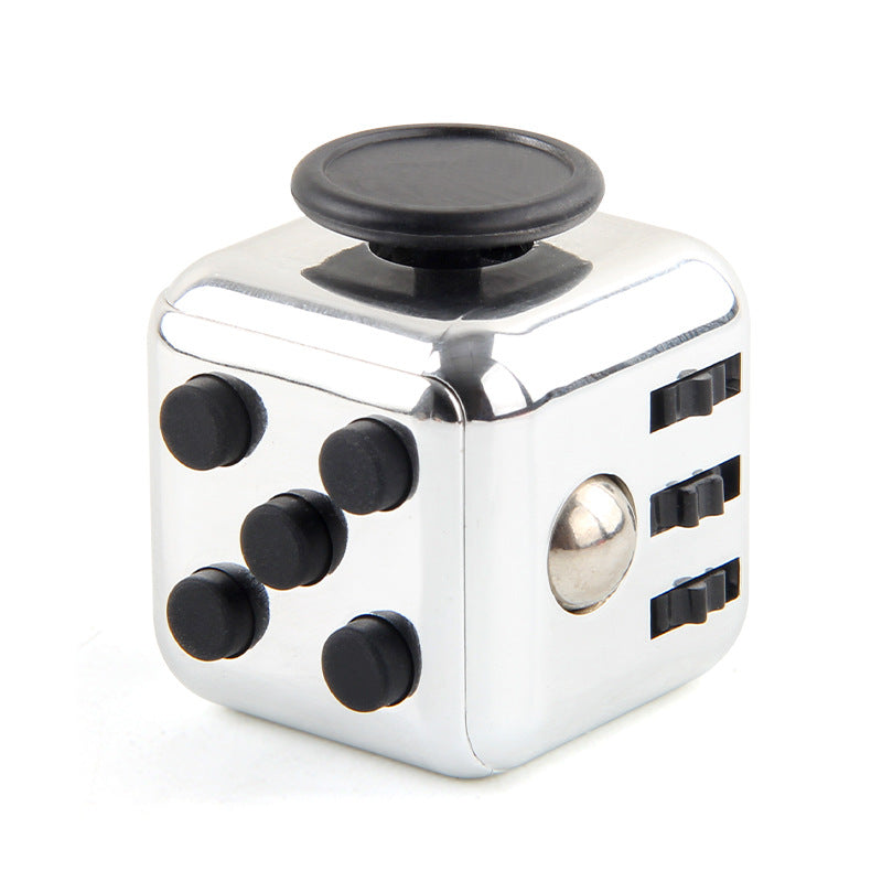 Silicone Fidget Cube 6-Function Decompression Desk Toy 3.4cm 15