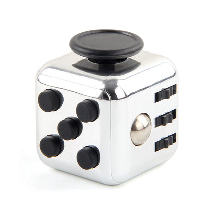 Silicone Fidget Cube 6-Function Decompression Desk Toy 3.4cm 15