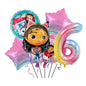 Gabby Dollhouse Foil Balloon Set Birthday Party Decoration 14