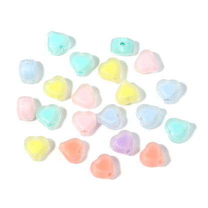 100 Pack Transparent Multi-Style Acrylic Beads Bracelet Accessories 34