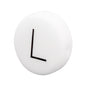 20pcs 12mm Silicone Letter Beads Alphabet Flat Round Single Letter 16