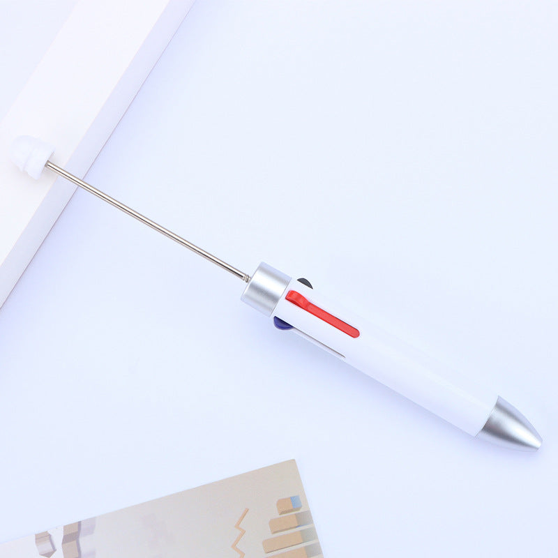 Four-Color Beadable Ballpoint Pens Bullet Tip 1.0mm DIY Craft Supplies 6