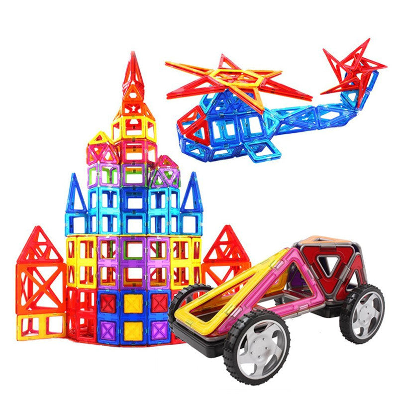 ABS Magnetic Tiles Building Blocks Educational STEM Toy 2