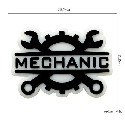 20Pcs Silicone Focal Beads Technician Maintenance With Mechanic Tools Design 3