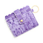 PU Leather Keychain Coin Purse Card Holder Compact Design 16