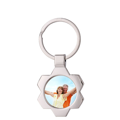 Metal Sublimation Keychain Blank for DIY Photo Customization 7