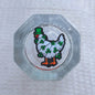 20Pcs Silicone Focal Beads Lucky Grass Rainbow Pot Drum and Hen Design 8