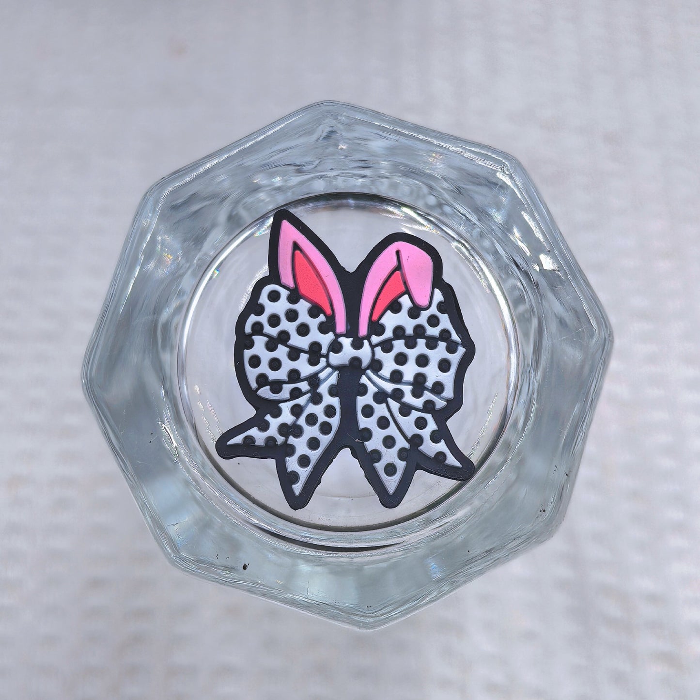 20Pcs Silicone Focal Beads Easter Carrot Bunny Ear Bow 7