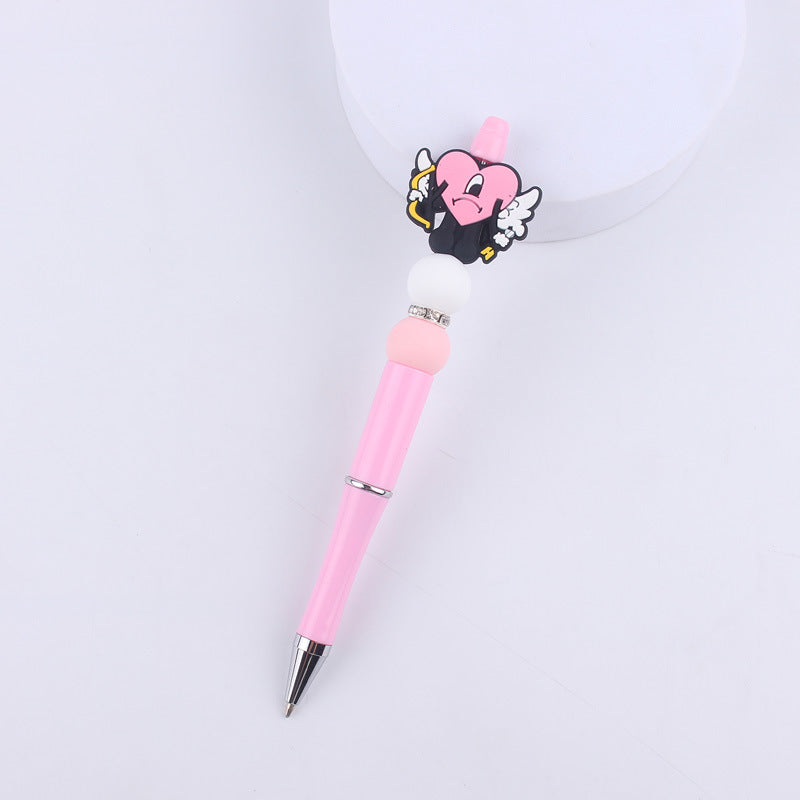 Animal Bee Dog Silicone Beaded Pens Handmade Novelty Pen Gift 19
