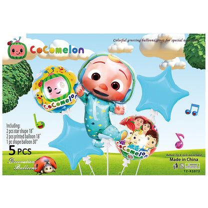 Cartoon Character Foil Balloon Set Kids Party Decoration 2 Sets 7