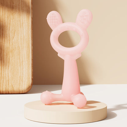 Silicone Rabbit Shape Teething Toy for Baby 11.5cm 2 Pack 7