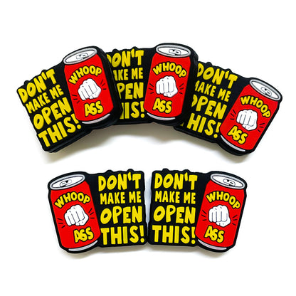 20Pcs Silicone Focal Beads Simulation Cartoon Cola With Printed Text 3