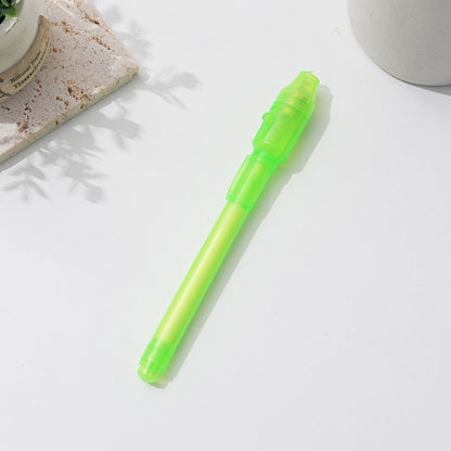 Multi Functional Sharp Tip LED Invisible Ink Pen Magic Light Toy 13cm 9
