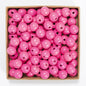 50pcs 16mm Colored Round Wooden Beads Jewelry Making DIY Craft 23