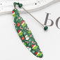 Halloween Christmas Feather Beadable Bookmark Metal DIY Craft Supplies 14