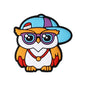 Silicone Focal Beads Colorful Rooster Owl and Animal Characters with Glasses 5