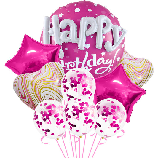 Happy Letter Foil Balloon Set Birthday Party Decoration 22 Inch