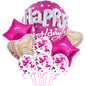 Happy Letter Foil Balloon Set Birthday Party Decoration 22 Inch