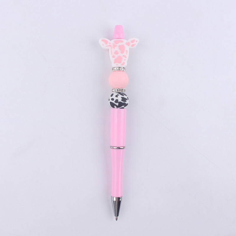 Cowhead Silicone Beaded Pens Colorful Handmade Office School Supplies 6