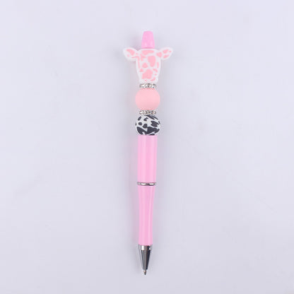 Cowhead Silicone Beaded Pens Colorful Handmade Office School Supplies 6