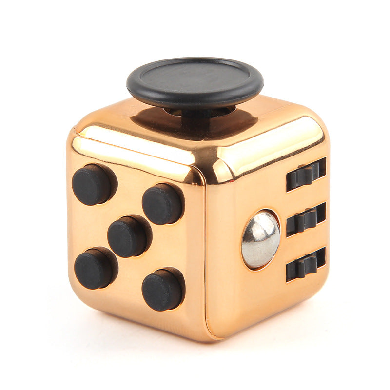 Silicone Fidget Cube 6-Function Decompression Desk Toy 3.4cm 16