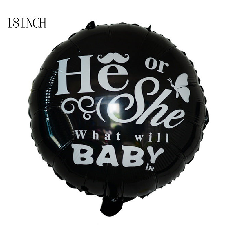 Gender Reveal Foil Balloon Set Baby Shower Party Decoration 50pcs 28