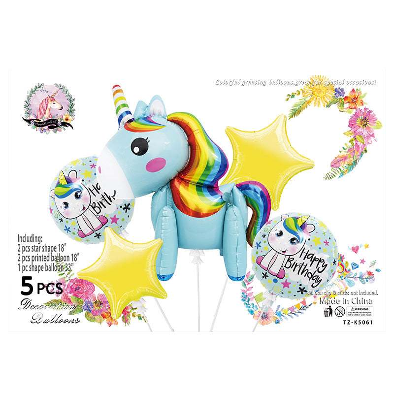 Mermaid Foil Balloon Set Kids Birthday Party Decoration 2 Sets 46