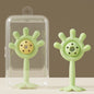 Silicone Baby Teething Toy Palm Ringing Teether for Infant 12