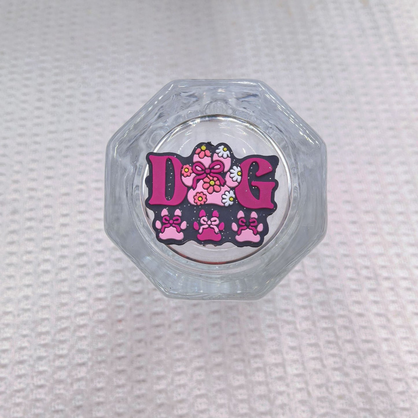 20Pcs Silicone Focal Beads Color Dog Claw Card Design 7
